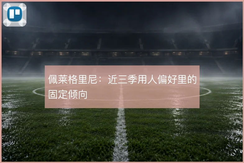 佩莱格里尼：近三季用人偏好里的固定倾向